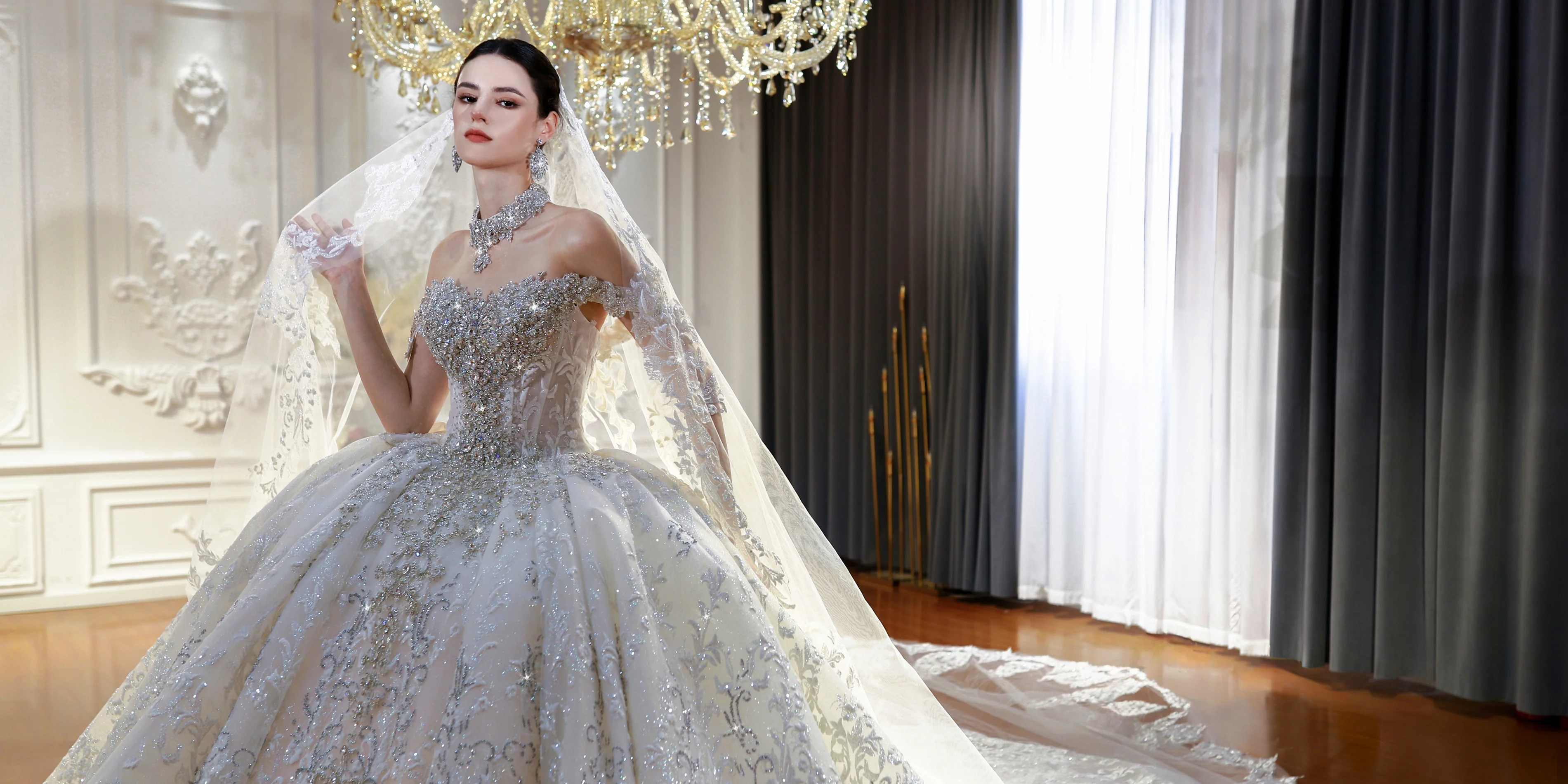 Exquisite Real Design Wedding Gowns